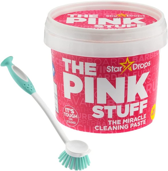 ¿Cómo usar la pasta de limpieza Pink Stuff en paredes pintadas?
