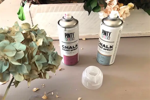 ¿Puedes pintar flores con spray?  ()
